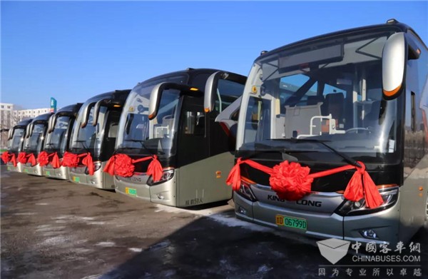 King Long Electric Buses Start Operation on Jilin’s First Cross-Cities Bus Route