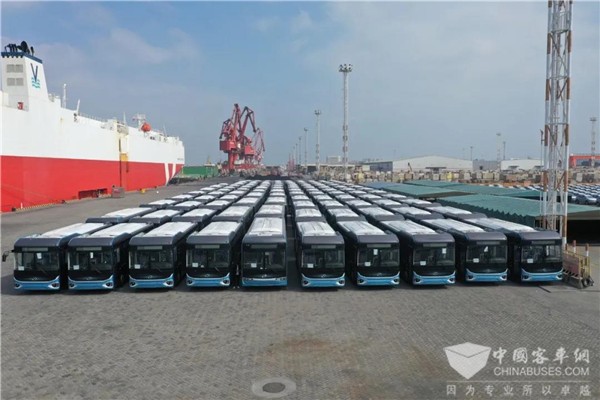 305 Units King Long Buses Embark on Their Journey to Kuwait