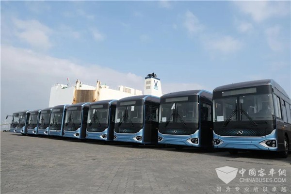 305 Units King Long Buses Embark on Their Journey to Kuwait