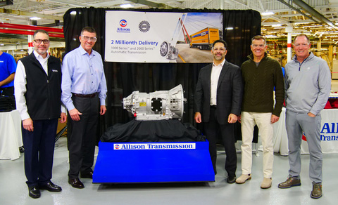 Allison Transmission Delivers 2 Millionth 1000/2000 Series Transmission