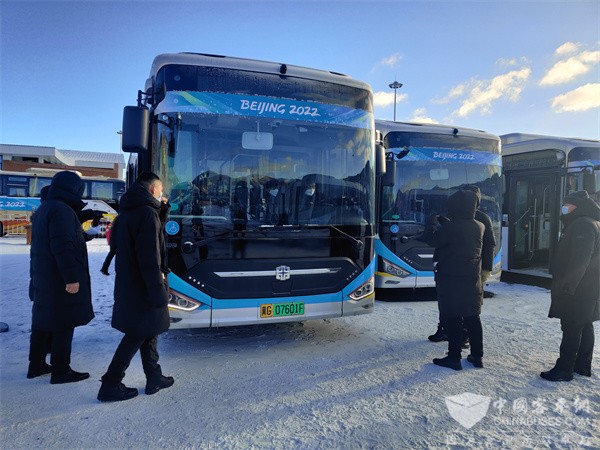 Zhongtong After-Sales Service Team Ensures the Smooth Operation of Hydrogen Fuel Cell Buses for 2022 Winter Olympic Games