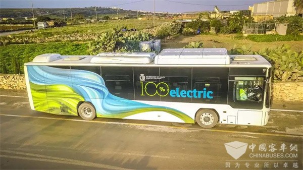 Foton AUV Electric Buses Start Operation in Malta