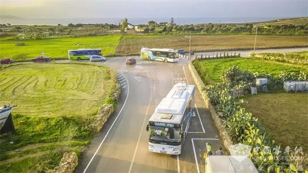 Foton AUV Electric Buses Start Operation in Malta