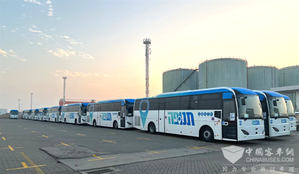 157 Units China Buses Equipped with Cummins 11L Engines to Arrive in Israel for Operation