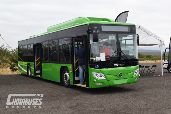 Foton Mexico Dealer Presented Foton CNG City Buses for Customers