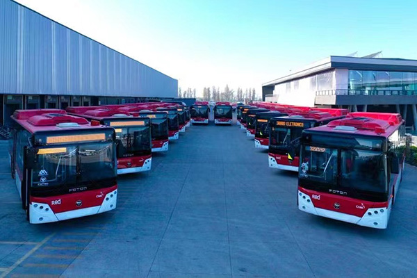 Minister of Transport Chile Inspects Foton New Energy Buses