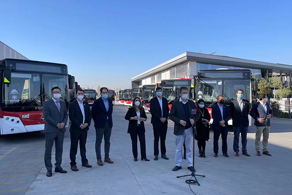 Minister of Transport Chile Inspects Foton New Energy Buses