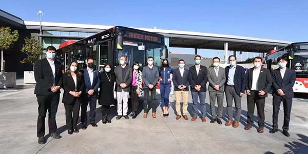 70 Units Foton Electric City Buses Arrive in Santiago for Operation 