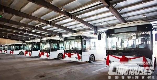 AsiaStar Electric Buses JS6859GHBEV6 Provide More Convenient Transportation Services for Passengers in Xilinhot