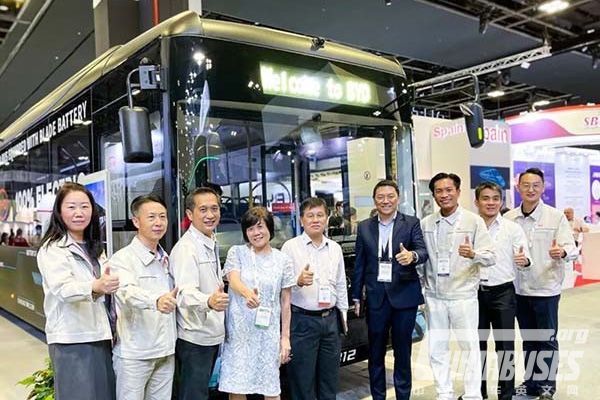 BYD Blade-Battery Bus B12A03 Makes Debut at LTA-UITP SITCE