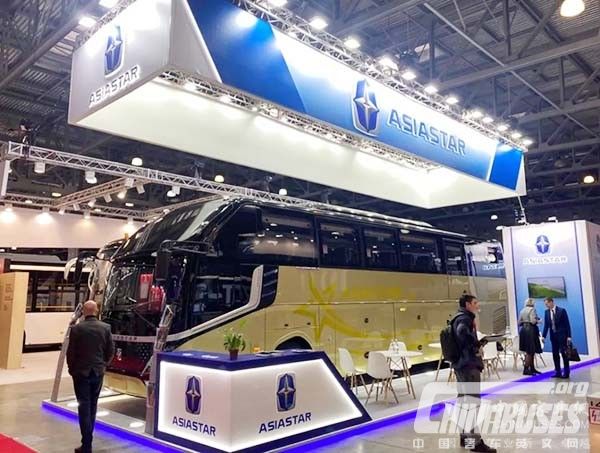 AsiaStar X9-3 12-Meter Luxury Coach Makes Debut in Moscow 