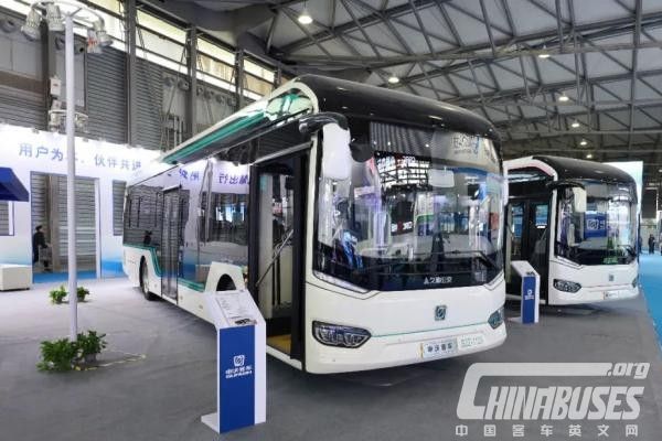 Sunwin Showcases Its Fist Bus Products at CIB EXPO in Shanghai 