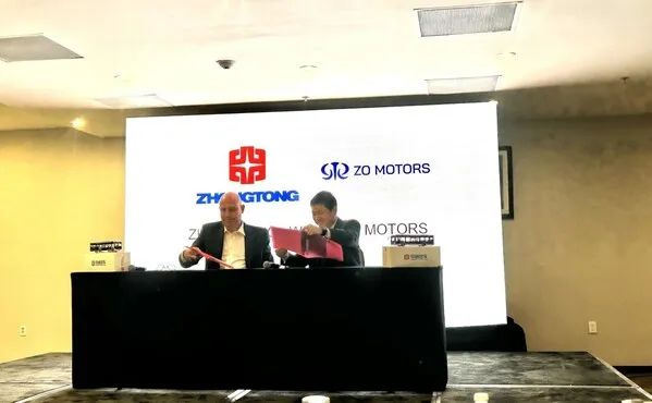 Zhongtong Bus Signed a Strategic Agreement with ZO Motors