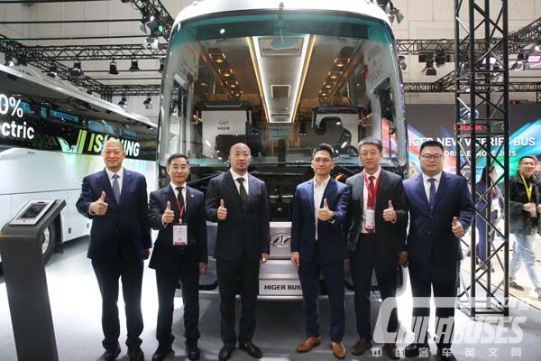 China Power at Busworld Europe: HIGER Unveils Electric New V Coaches in Belgium