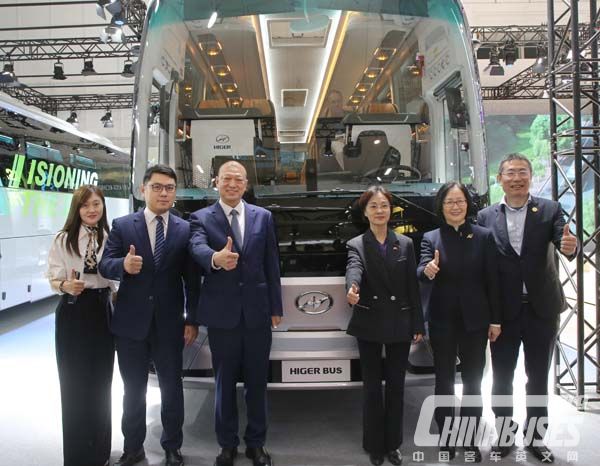 China Power at Busworld Europe: HIGER Unveils Electric New V Coaches in Belgium