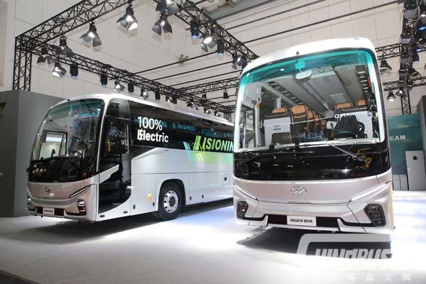 China Power at Busworld Europe: HIGER Unveils Electric New V Coaches in Belgium