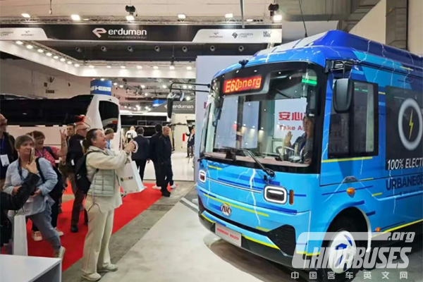 Ankai Unveils Two New Electric Buses at Busworld Europe 2025