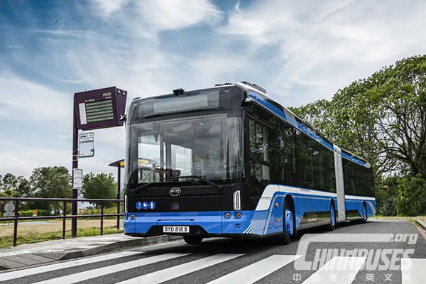 BYD Showcases Its All-New Electric Bus Family at Busworld Europe 2025