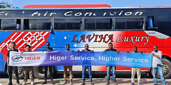 Higer Bus Global Footprint: A 45-Day Service Initiative in East Africa