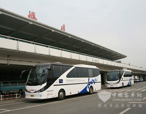 Ankai Pure Electric Luxury Airport Shuttle Bus