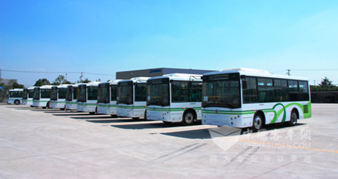 Shanghai Shenlong bus won the bid for 180 buses