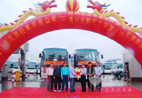 Xiamen Golden Dragon XML6103J23 launches Suzhou market in mass production.