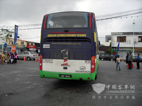 Higer Bus popular in overseas market.