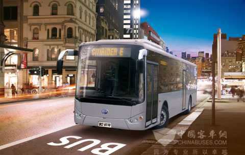 Bonluck JXK6110 low floor bus designed for Australian markets 