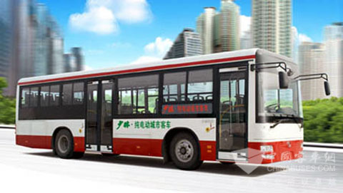 Shaolin SLG6105EV pure electric city bus 