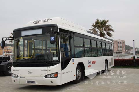 Higer bus with ZF AMT
