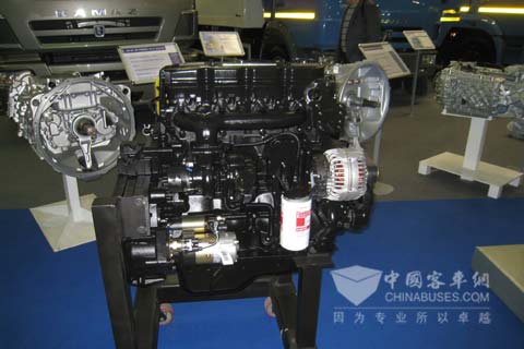 Dongfeng Cummins engines in KAZAM booth 