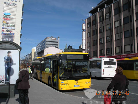 Golden Dragon High-end Buses with Three Axels