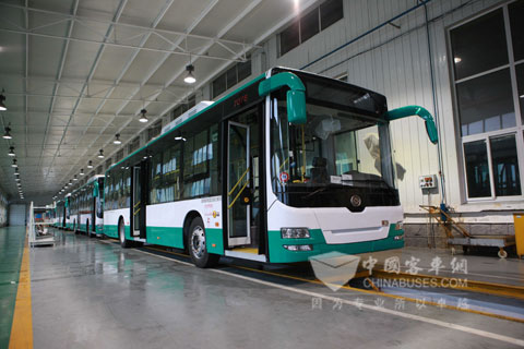 production line of Huanghai DD6129HES11