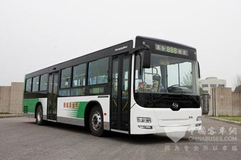 Huanghai DD6118HES21 parallel hybrid bus 