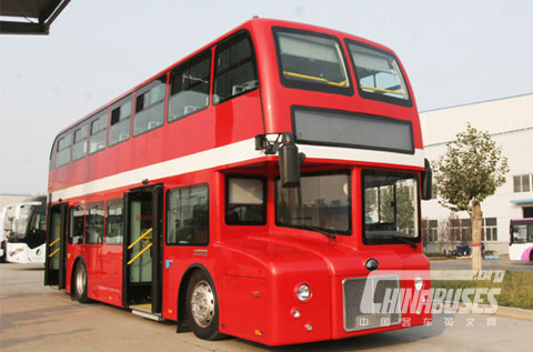 The newly launched double-decker for Macedonian