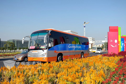 King Long bus for Guangzhou Asian Games