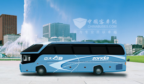 Zonda A9 luxurious bus model 