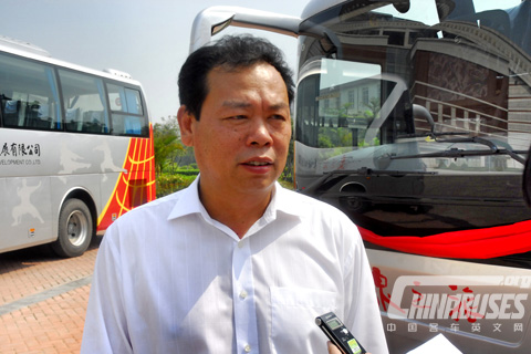 president of Quanzhou Southern Shaolin Tourist Company was interviewed