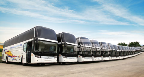 Golden Dragon 20 units XML6128 Delivered to Wuxi Jingjiang Tourist Transport