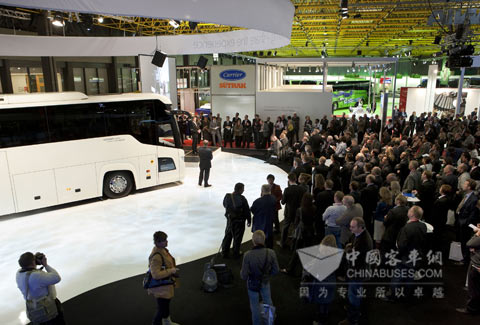 Higer bus in Brussels