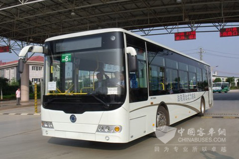 SLK6125USCHEV01 hybrid power city bus