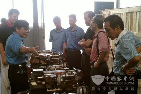 Experts Visit Yuchai Power for Project of Diesel Engines (National Ⅳ)