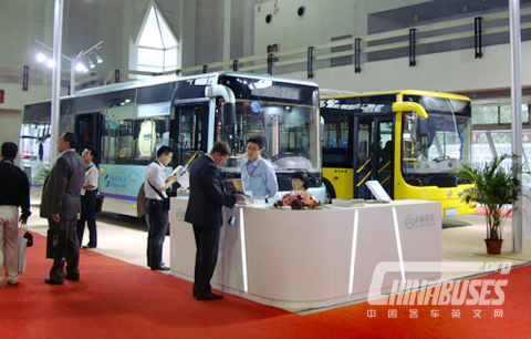 Bus XML6125 was in China International Auto Parts Expo