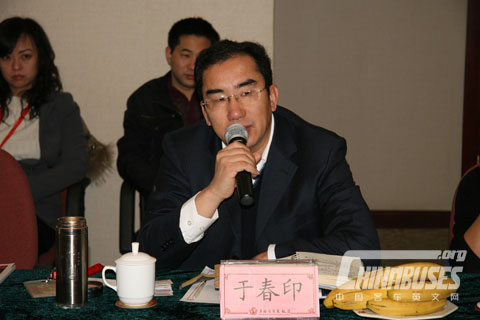 Deputy General Manager of Zhongtong Bus Holding Company YU, Chunyin