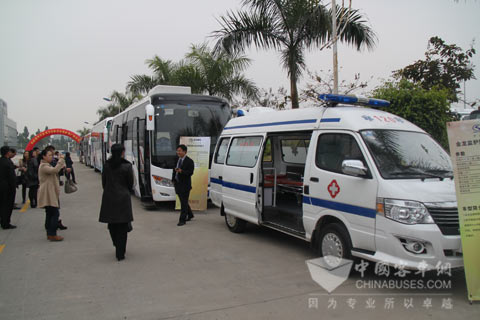 KING LONG Medical Vehicles in Promotion Meeting