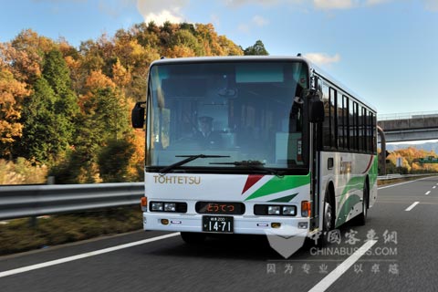 Janpanese Highway City Bus is Equipped with Allison Gearbox