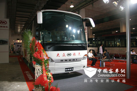 Ankai HFF6127K46EV Pure-electric Tourist Bus