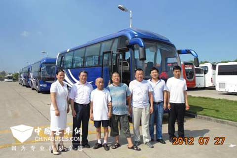 Bonluck JXK6890 Buses to Delivery to Dalian