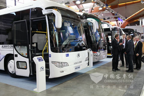 King Long Buses Spotlight BUSWORLD in Belgium