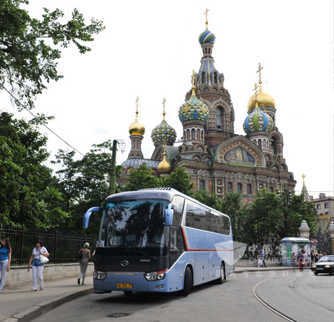 King Long Buses in Russia